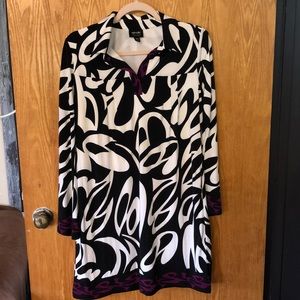 Patterned Nicole Miller dress